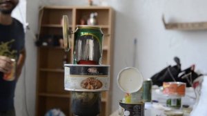 Stirling engine. Самодельный двигатель Стирлинга из консервных банок