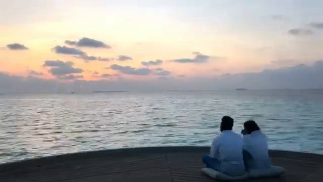 Sunrise in Maldives with the love of my life ❤️ смотреть онлайн