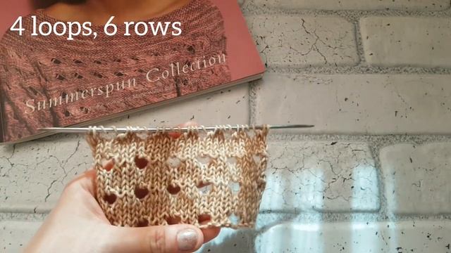 Разбираем стильный минималистичный ажур спицами ❤ knitting pattern. смотреть онлайн