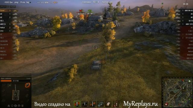 WOT: Карелия - Comet - 6 фрагов -