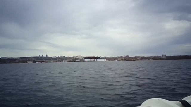 Комета 12. Подходим к причалу. Петрозаводск. смотреть онлайн