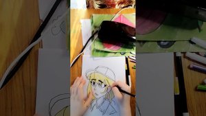 как нарисовать охранницу Ванессу