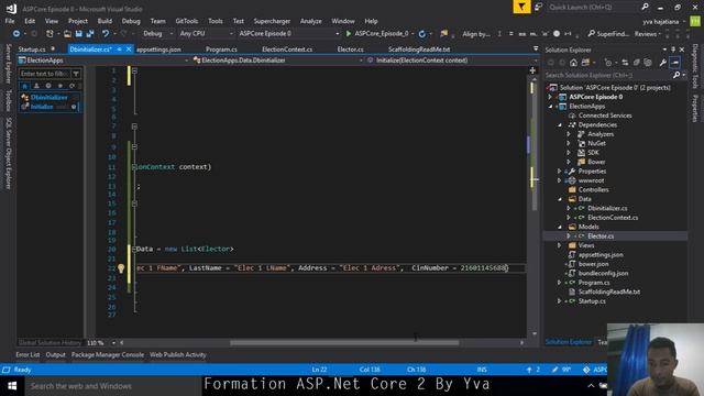 ASP NetCore Episode 3   EF with TP Election Apps
