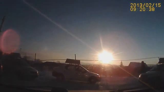 Метеорит над Челябинском (лучшие кадры) смотреть онлайн