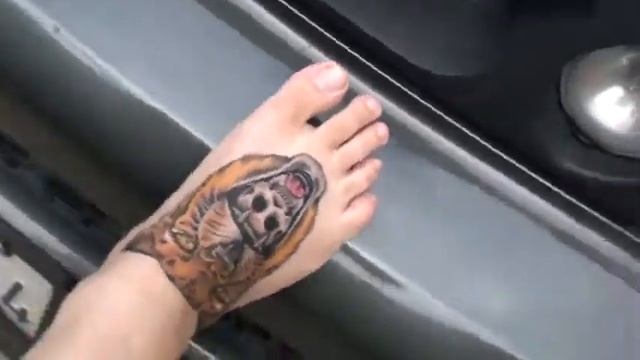 Leopard cat skull tattoo смотреть онлайн