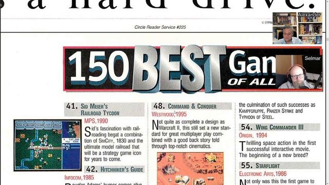 Blätterabend-Aufzeichnung | Computer Gaming World #148 11/96 - 150 BEST Games of all Time - Stream смотреть онлайн