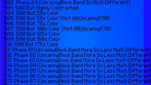 UncannyBlock Band Grand Giga Different 1 - 1000 List (Not Made For Youtube Kids)