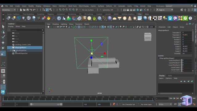 How To Use V-Ray Chaos Cosmos in Maya 2023 смотреть онлайн
