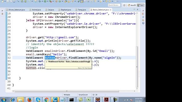 Selenium Webdriver Java Tutorial 5