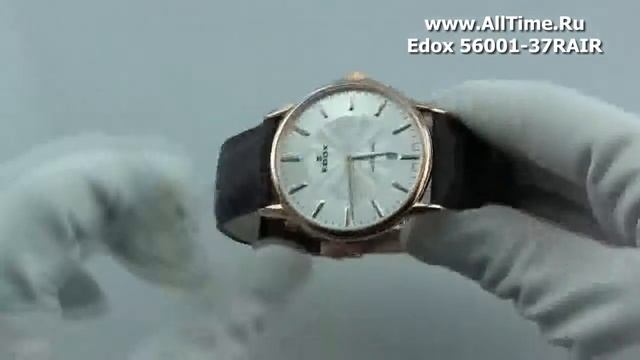 Обзор. Мужские наручные часы Edox 56001-37RAIR смотреть онлайн