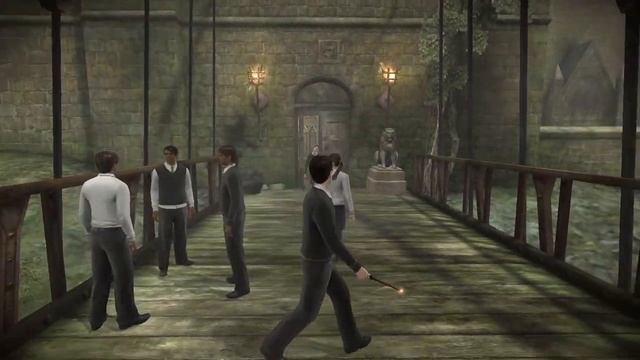 По Хогвартсу( Астрономическая башня, кабинет Слизнорта, Руины, главный вход) смотреть онлайн