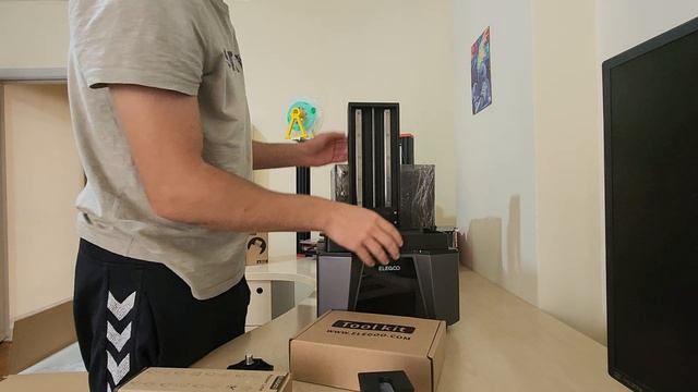 Elegoo Saturn 3 Ultra yazıcı kutu açılışı - Türkçe