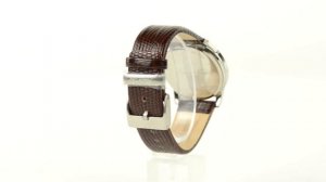 Kenneth Cole New York Classic Analog Watch - Croc-Embossed Leather Band (For Men)