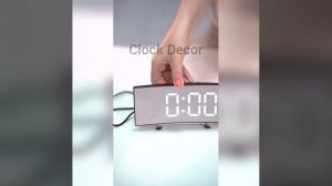 Светодиодные зеркальные часы Космос 6507