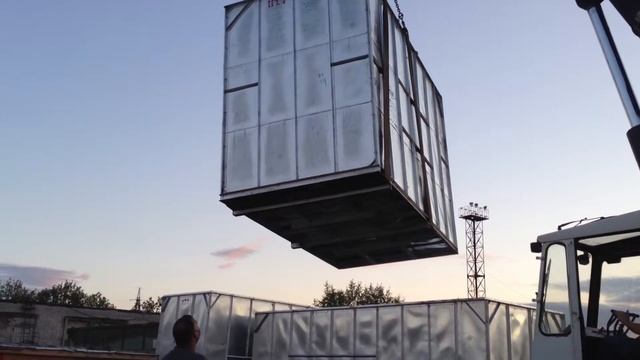 выгрузка станков на КЗ3 смотреть онлайн