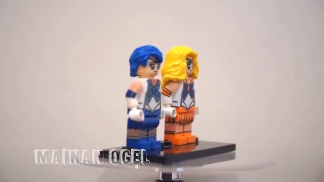 Sailor Mercury, Sailor Venus, Sailor Mars, Sailor Saturn Minifigures - Unofficial Lego [REVIEW]