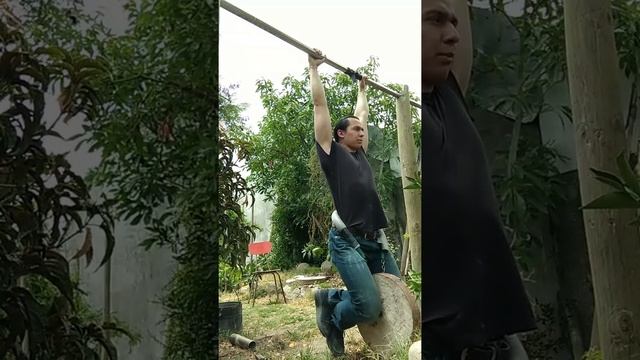 Вис на турнике 50мм, 60сек +20кг (Собственный вес 90кг) смотреть онлайн