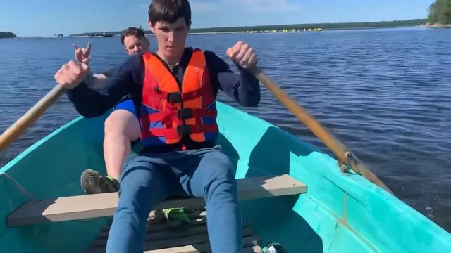 🅰️ #ДеревенскийПарень. Сельские будни в лодке/24 ЧАСА в лодке/ Сельский стай на отдыхе.
