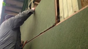 Ветрозащитная плита Изоплат (Isoplaat). Монтаж. Выставочный дом. IZOPLAT.RU
