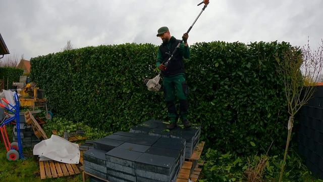 A SMALL MESS in the BACKYARD, in the Middle of which I'm TRYING to CUT the Laurel Hedge смотреть онлайн