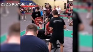 Yury Belkin Breaks The World Record (Again) - 972.5 kg @ 100 kg