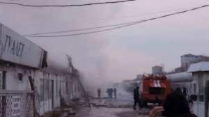 Одесса Горит ринок Меркурий