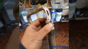 Ремонт трубки кондиционера Хендай Солярис