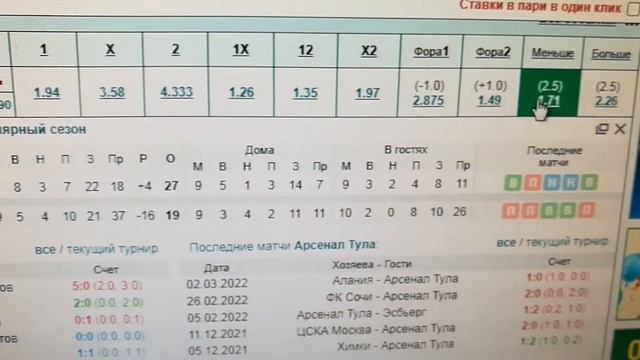 Локомотив Москва - Химки 3-2 / Крылья Советов - Арсенал Тула 2-2 / Прогноз и ставка 6.03.2022 смотреть онлайн