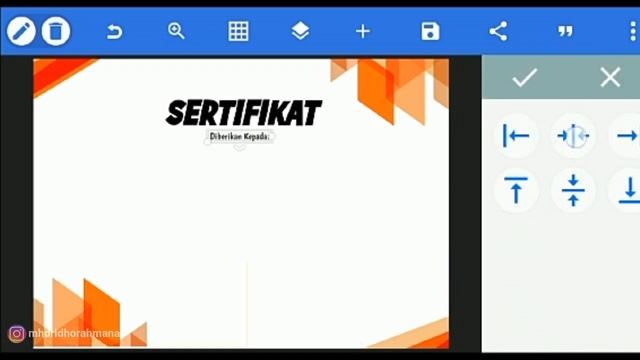 Cara Membuat E-Certificate||Pixellab Tutorial