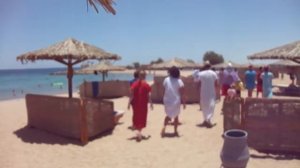 Пляж отеля Mercure Hurghada