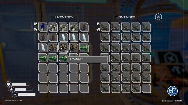 We mine Sulphur - Planet Crafter - A survival  game where you terraform a plant