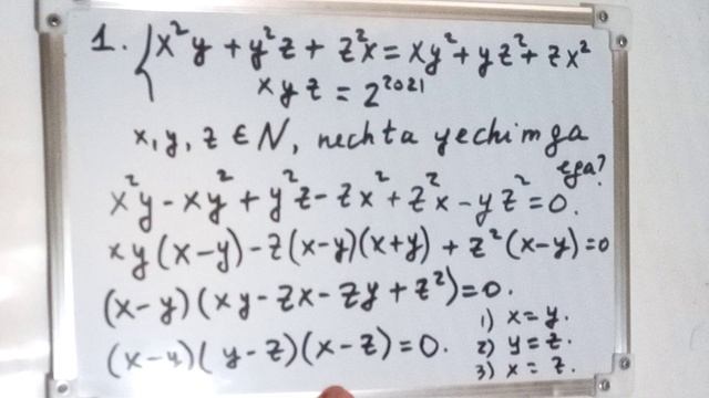 qo'qon olimpiadasi | math Olympiad training | Математическая Олимпиада | matematika olimpiada