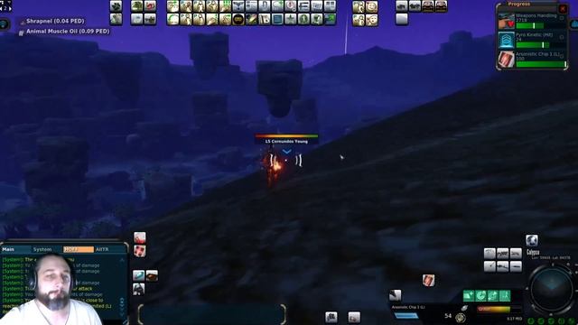 Entropia Universe Охота с Arsonistic Chip 1 (L) и наконец то ГЛОБ! смотреть онлайн