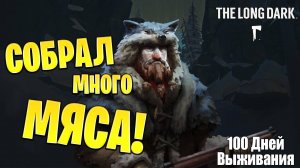 СОБРАЛ МНОГО МЯСА! | 100 Дней Выживания | The Long Dark | #24