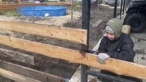 ✅ Забор, с обрезной доски «дюймовки» , с обработкой "автомобильным" маслом в Скандинавском стиле