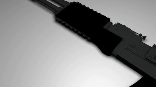 Cinema 4D Ak-47 смотреть онлайн