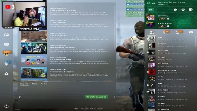 CSGO Source 2 incoming | CSGO India Livestream #english #csgo #trending
