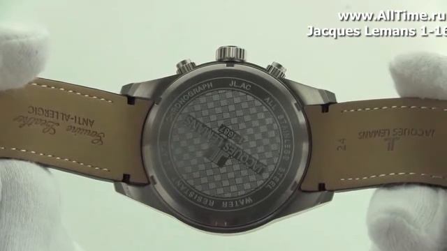 Мужские наручные швейцарские часы Jacques Lemans 1-1687C смотреть онлайн