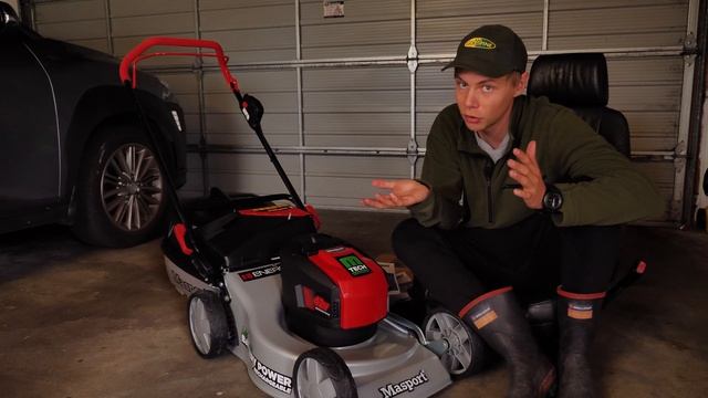 Masport 42V S18 Cordless Lawnmower Unboxing, Test Run & Petrol Comparison смотреть онлайн
