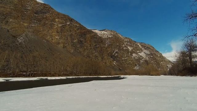 Горный Алтай. Чулышманская долина. Таймлапс/Altay. Spring in the Chulyshmanskaya valley. Timelapse
