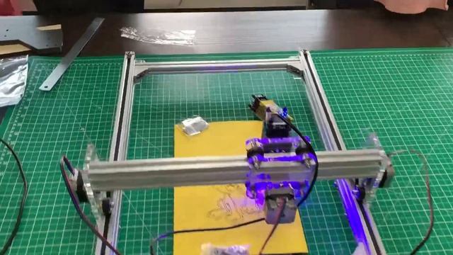Cronos DIY 5.5W Laser Module Cut Card paper ,Build Your Own CNC! смотреть онлайн