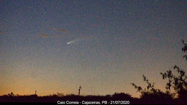 Cometa C/2020 F3 (Neowise) - Cajazeiras, PB - 21/07/2020 - Caio Correia смотреть онлайн