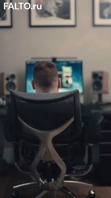 Эргономичное кресло Falto Scala с подножкой #компьютерноекресло #кресло смотреть онлайн