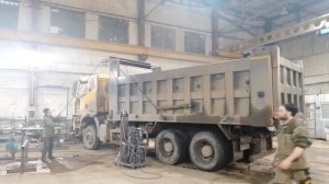 Установка полога типа Рамка на самосвал. 
Изготовление пологов из материала Оксфорд. 
Отправка по РТ