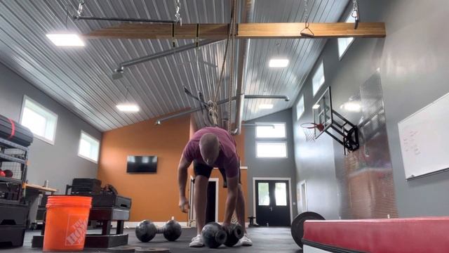 135# INCH dumbbell + 3.75# PMs | BW 198# смотреть онлайн