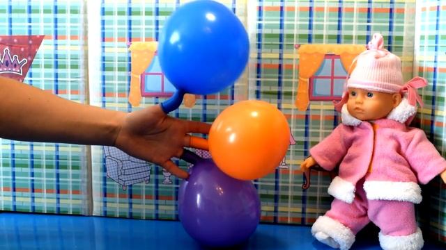 Кукла ПУПСИК Играет с ШАРИКАМИ на пальчиках - Мультик с игрушками