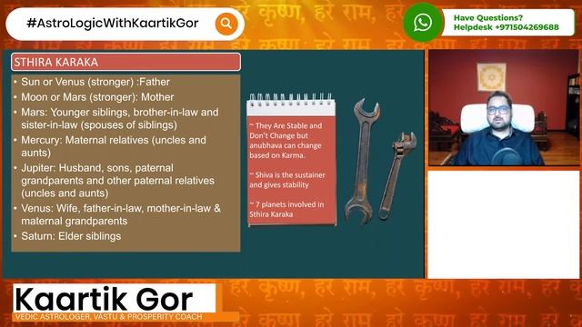 What Is Sthira Karaka | Can Mars Be Significator For Mother? | Learn Vedic Astrology |