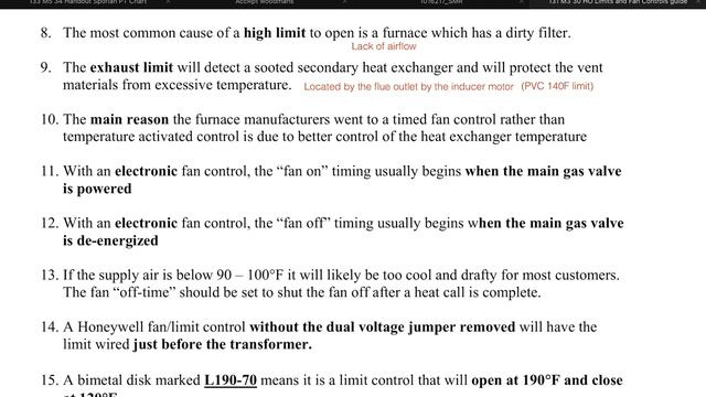 131 M3 30 HO Limits and Fan Control смотреть онлайн