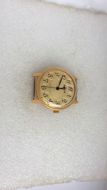 наручные часы Ракета СССР с узором в позолоте смотреть онлайн