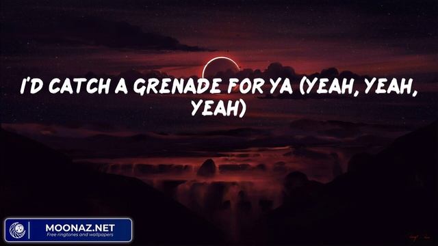 Grenade - Bruno Mars (Lyrics) смотреть онлайн